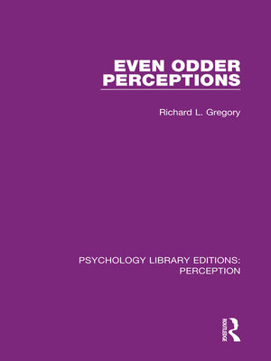 cover image of Even Odder Perceptions